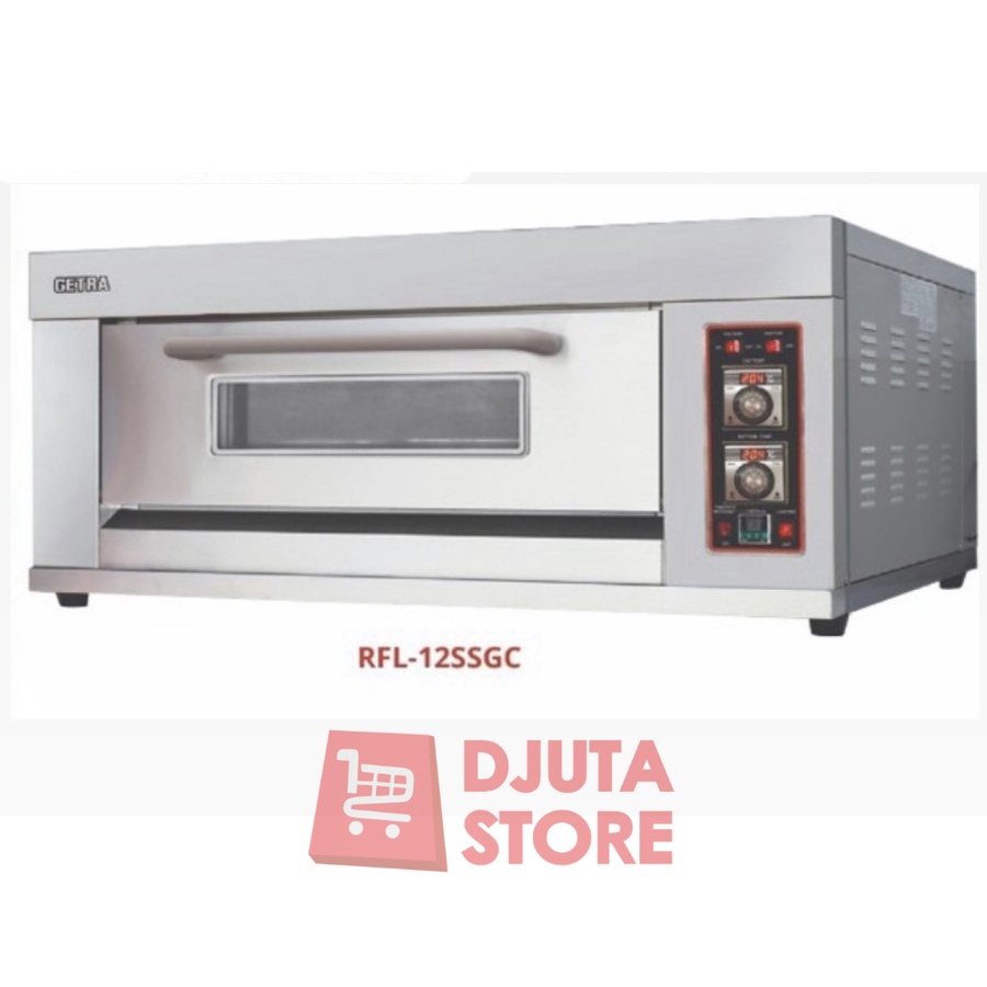 OVEN GAS GETRA RFL-12SSGC OVEN PEMANGGANG ROTI 1 DECK 2 TRAY