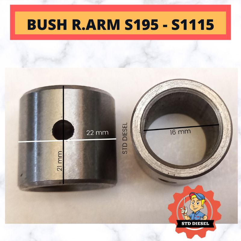 BUSH ROCKER ARM BOS PLATUK S195 S1100 S1110 S1115 ZS195 ZS1100 ZS1110 ZS1115 BUSH R ARM PLATUKAN DIE