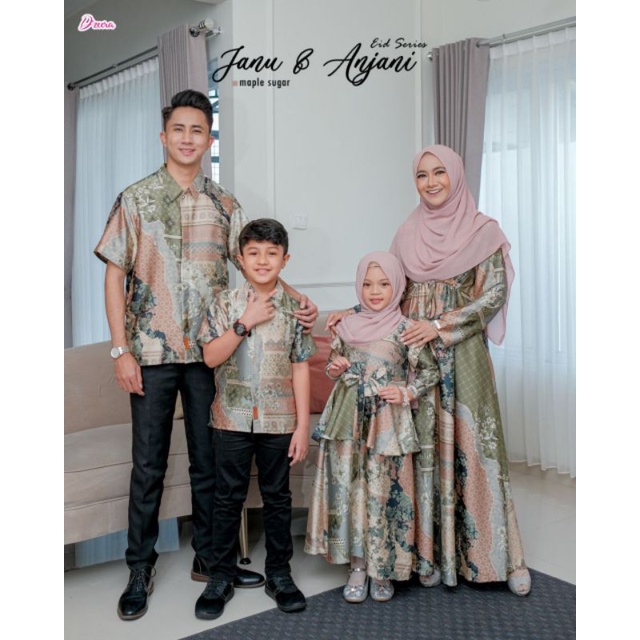 D'ZEERA - SARIMBIT JANU ANJANI / FAMSET LEBARAN 2022 BAHAN SILK MEWAH ORIGINAL