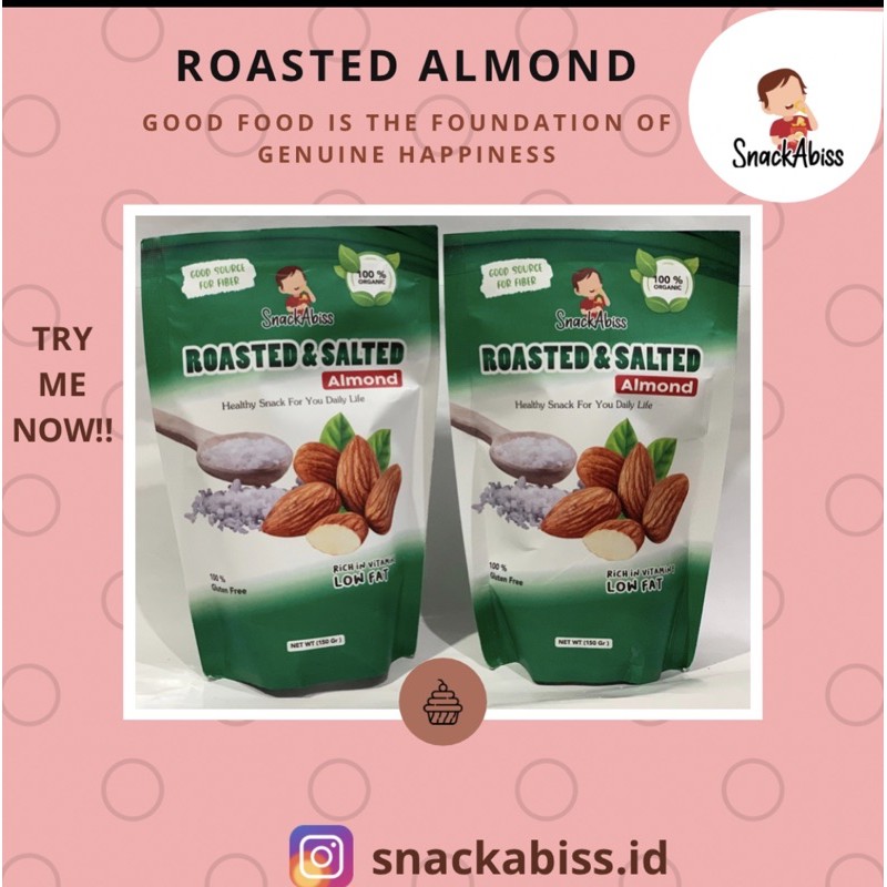 

ROASTED ALMOND 150 GR