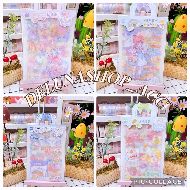 

DELUNASHOP [1 LEMBAR] STIKER HP LAMTOP STICKER BOTOL AIR MINUM 2D TUMBLE MOTIF BENING STICKER BOTOL BUKU STICKER GLITTER VIRAL LABEL STIKER UNIK HARGA PER 1PCS