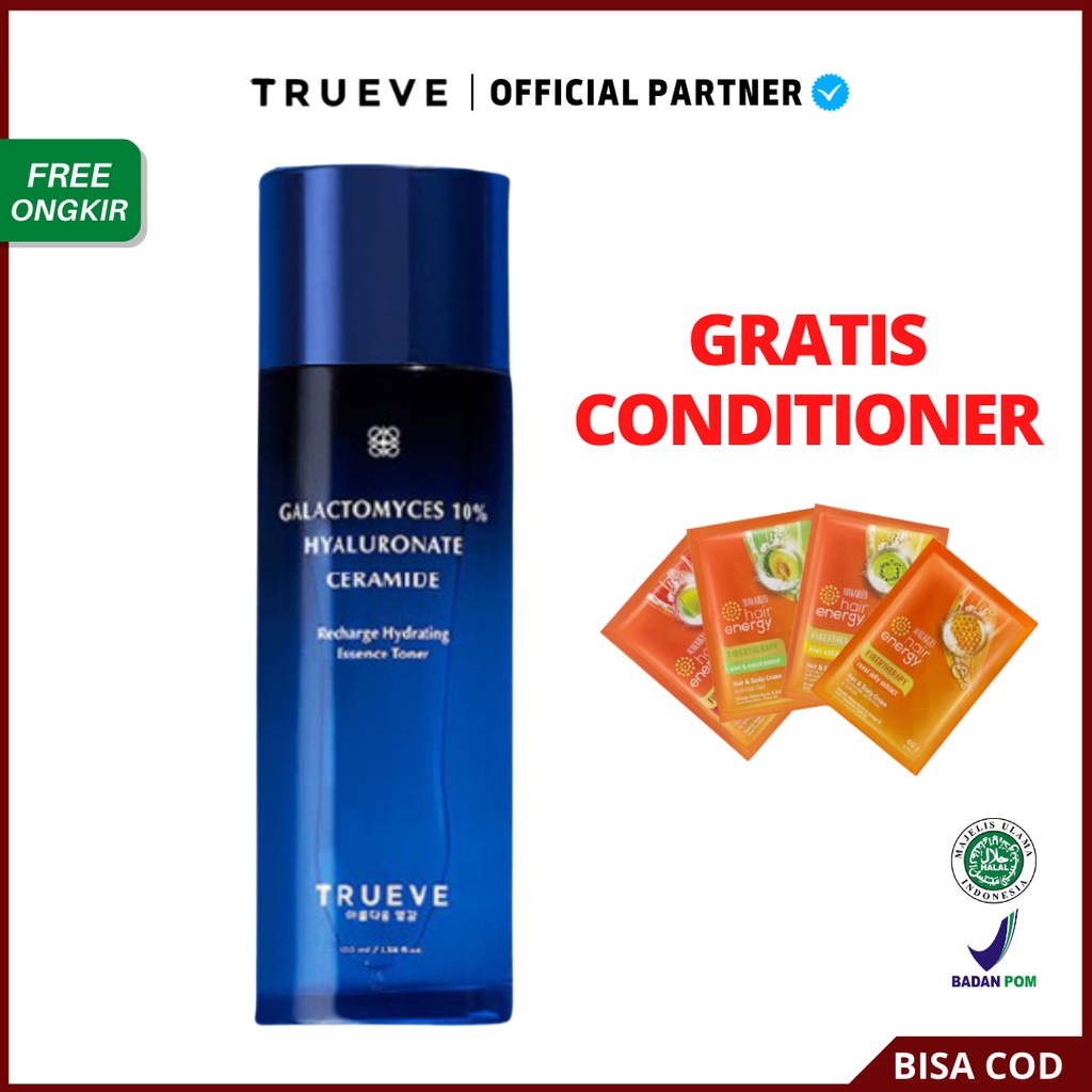 Trueve Galactomyces 10% Hyaluronate Ceramide Recharge Hydrating Essence Toner 100ml