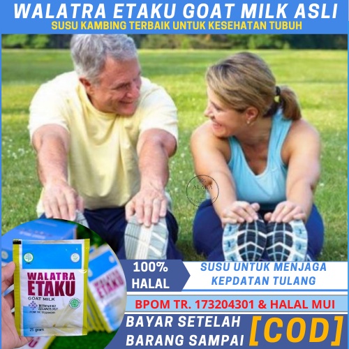 

Susu Untuk Menjaga Kepadatan Tulang Di Usia 30 Sampai 50 Tahun, susu kalsium tulang dan sendi, Susu osteoporosis etawa goat milk asli 100% Herbal, Susu Kambing