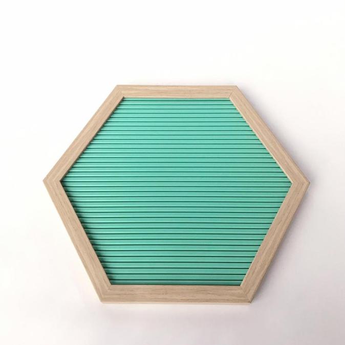 

Monggo] Papan Nama Bayi Hexagonal 25X28 (Termasuk Huruf) Letter Board - Cream-Tosca
