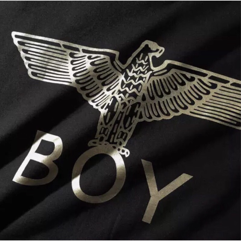 BOY16 SWEATER HOODIE BOY LONDON WINGS GOLD IMPORT PRIA WANITA ASIA EROPA KOREA AMERIKA INGGRIS