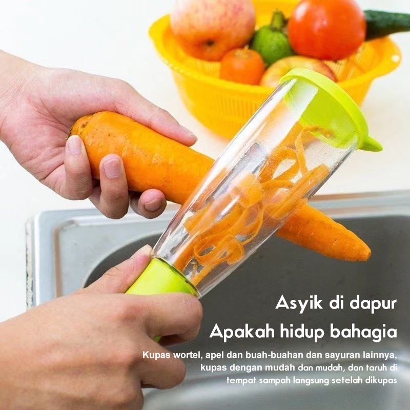 [Saucezhan](COD) Pengupas Buah dan Sayur Peeler/ Alat Pengupas Buah/ Pisau Buah