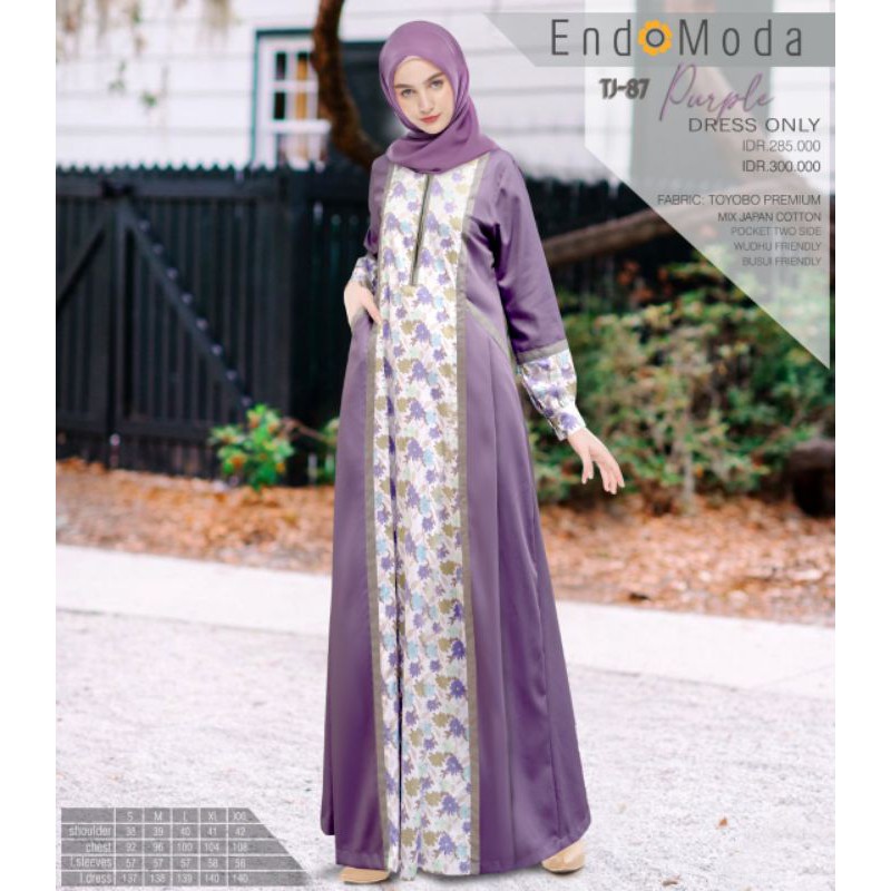 gamis muslimah endomoda TJ 87