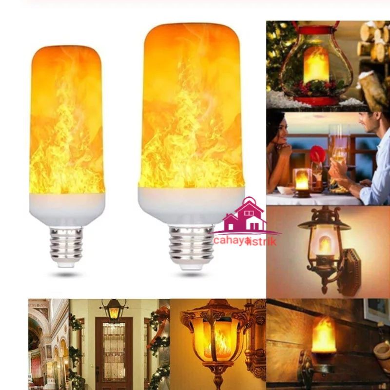 lampu api led e27 besar/bohlam obor led e27-autolux-Flame effect 3in1