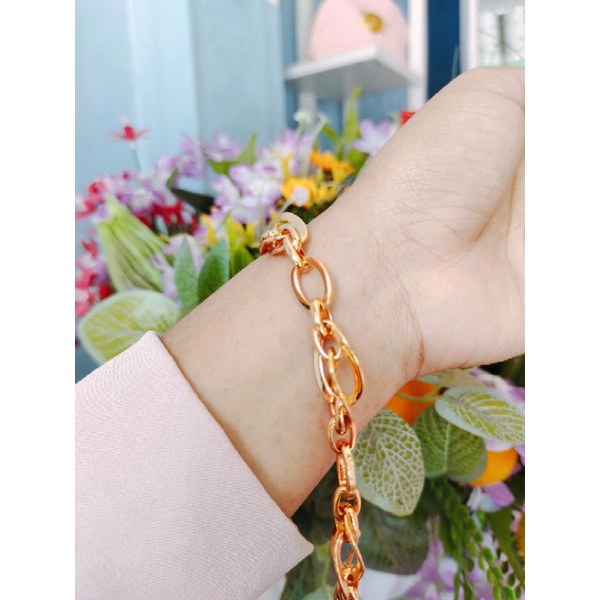 Gelang dewasa xuping berlapis emas 22-24k Kode G13