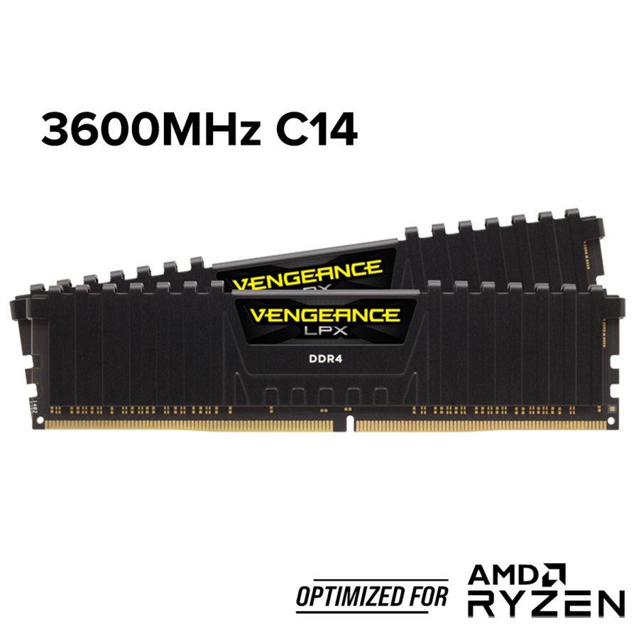VENGEANCE LPX 16GB (2 x 8GB) DRAM 3600MHz C14 CMK16GX4M2Z3600C14