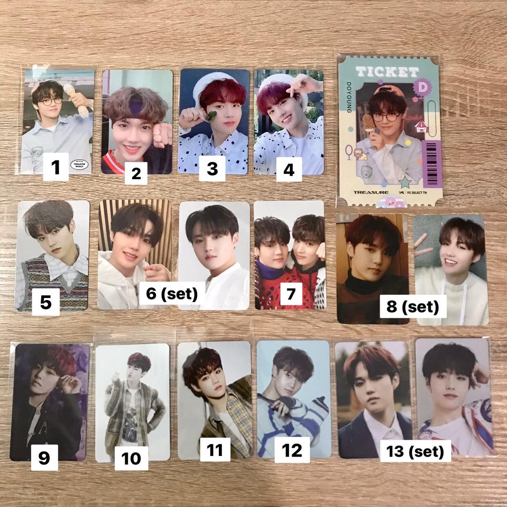 [READY] OFFICIAL PHOTOCARD DOYOUNG TREASURE DOBBY TFS TSS THE FIRST SECOND STEP ALBUM POB KTOWN JIKJ