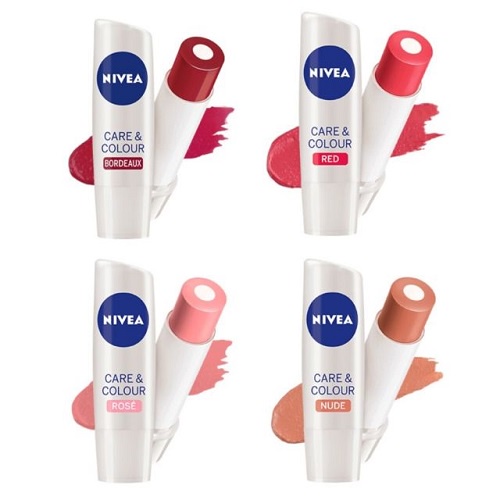 NIVEA LIP BALM CARE COLOR RED