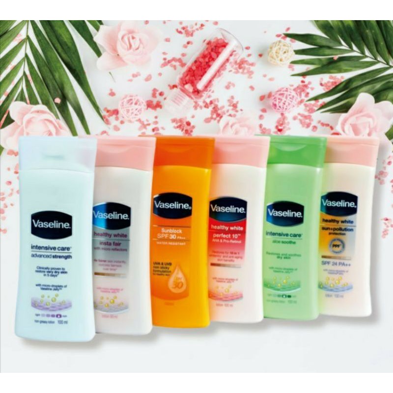Vaseline Body Lotion 100 mL/Body Lotion Vaseline 100 ml