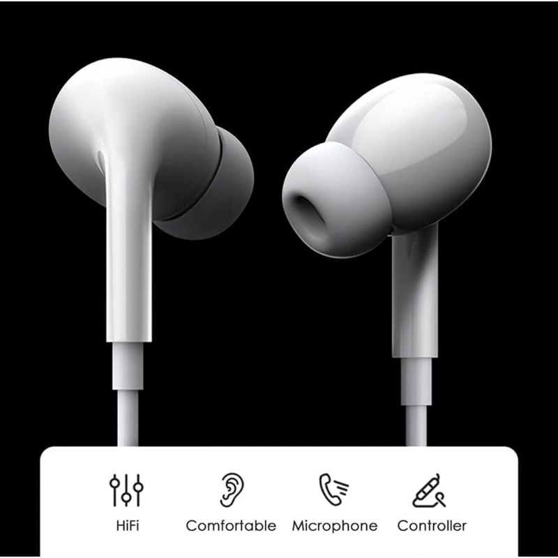 HANDSFREE - EARPHONE IPH 5/6 MEGABASS MODEL GEN 3 SUPPORT JACK AUDIO 3.5MM