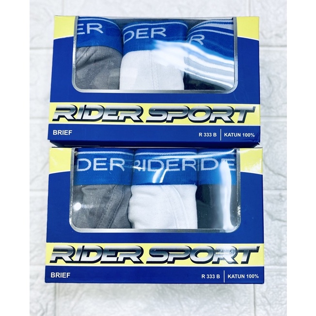 CD Laki Laki  | Celana Dalam Pria RIDER SPORT R333B isi 3pcs