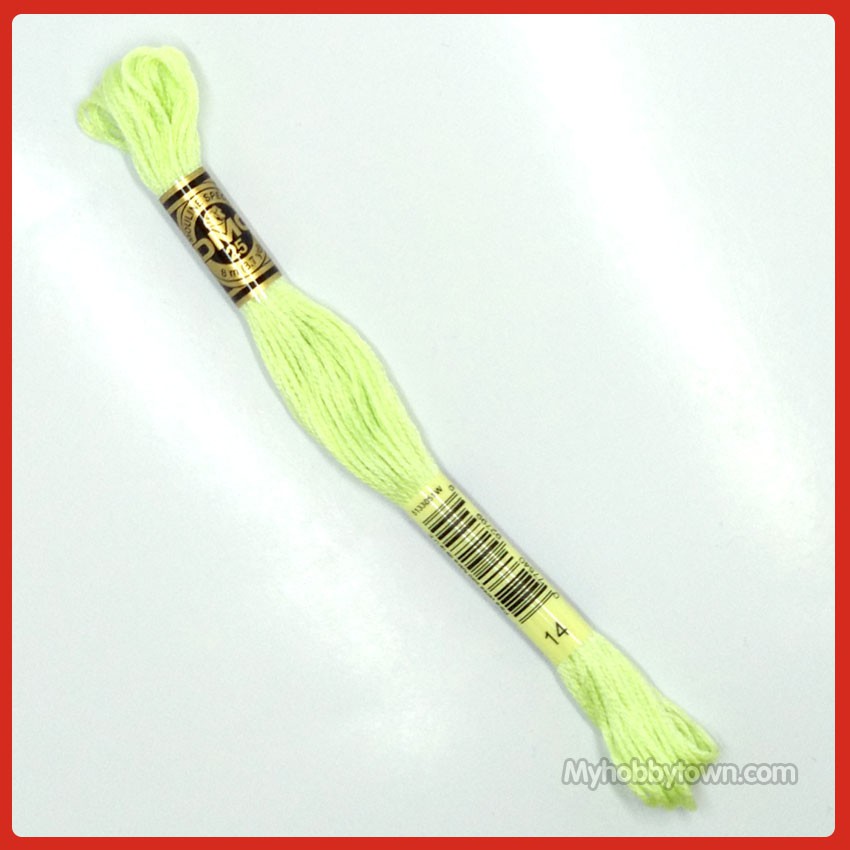 Benang DMC Art 117 - 14 - Pale Apple Green