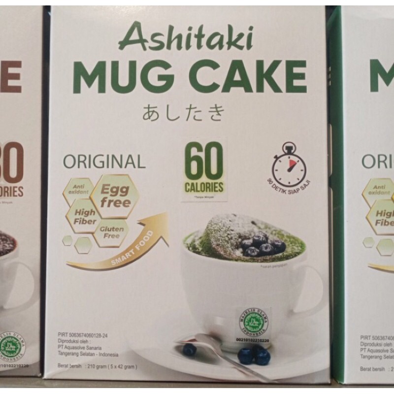 

ashitaki mug cake original 210gr