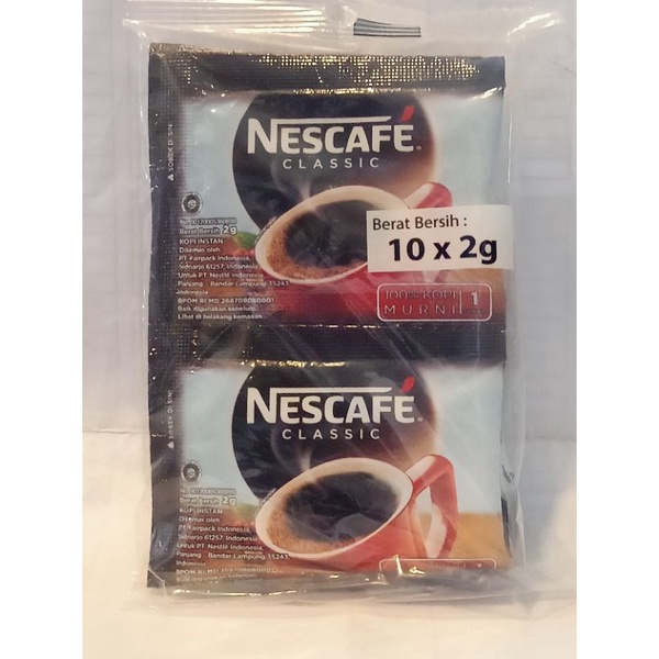 

Nescafe Classic Sachet - 2g