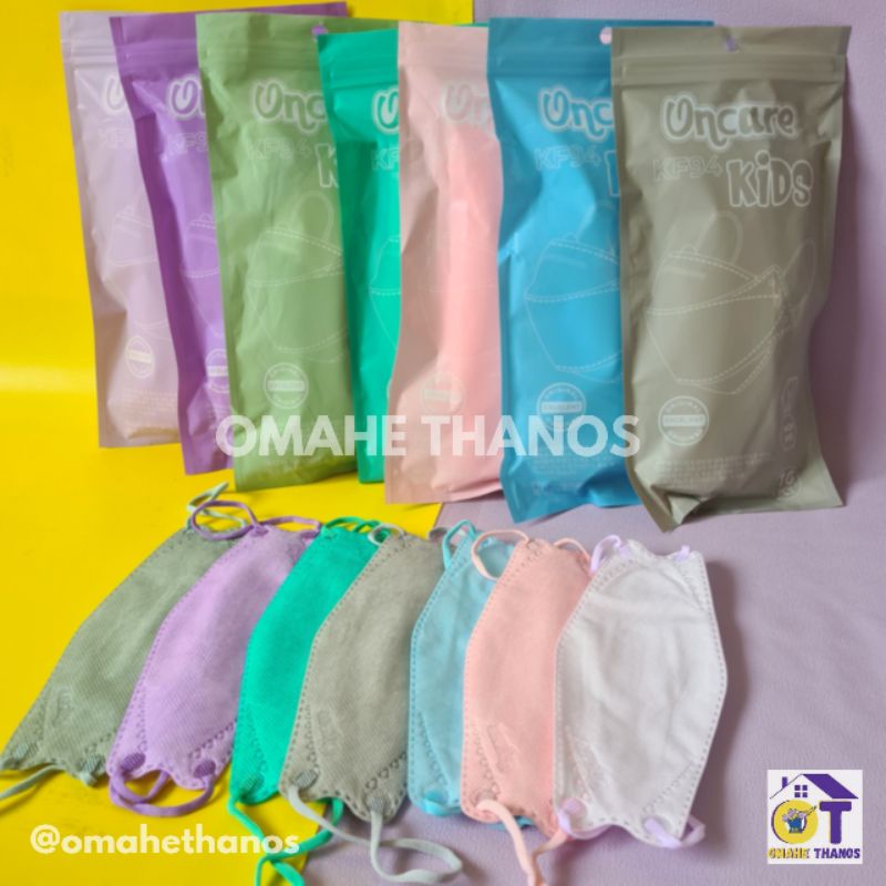masker anak KF94 rainbow / masker remaja / masker KF94 warna warni / kF94 murah /masker anak murah