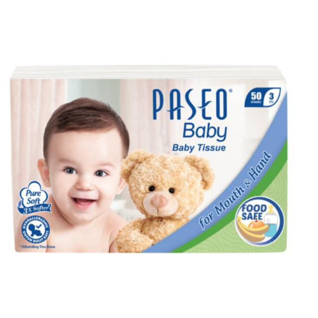 Tisu Paseo Baby Travel Pack Tissue 50s'