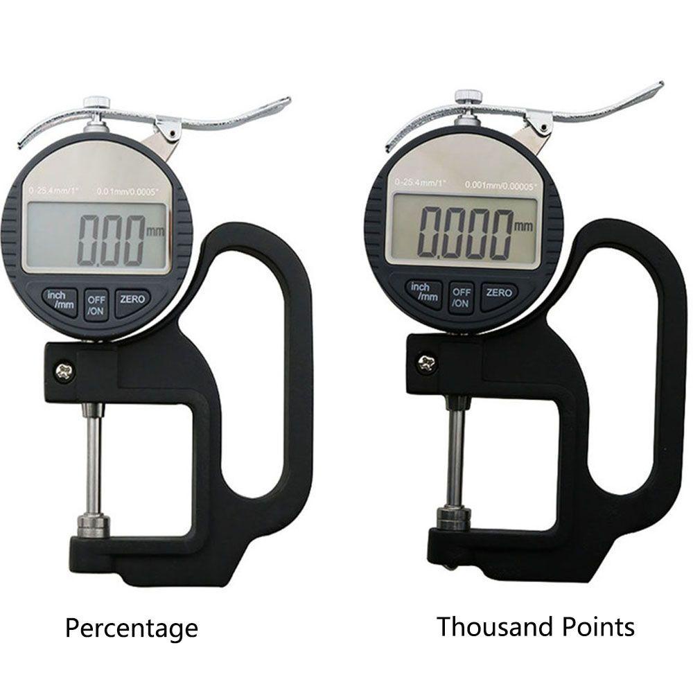 Solighter Thickness Tester Mesure Alat Instrumen Indicator Gauge Micrometer Elektronik Dial Indicator Gauge Micrometer Digital