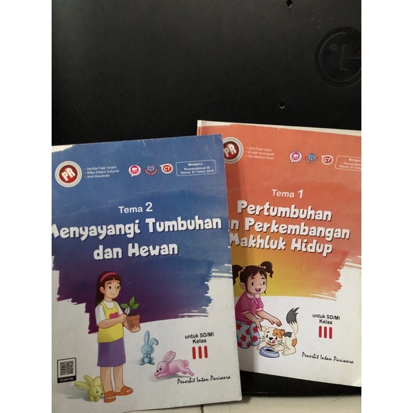 Buku LKS kelas 3 Tema 1, Tema 2