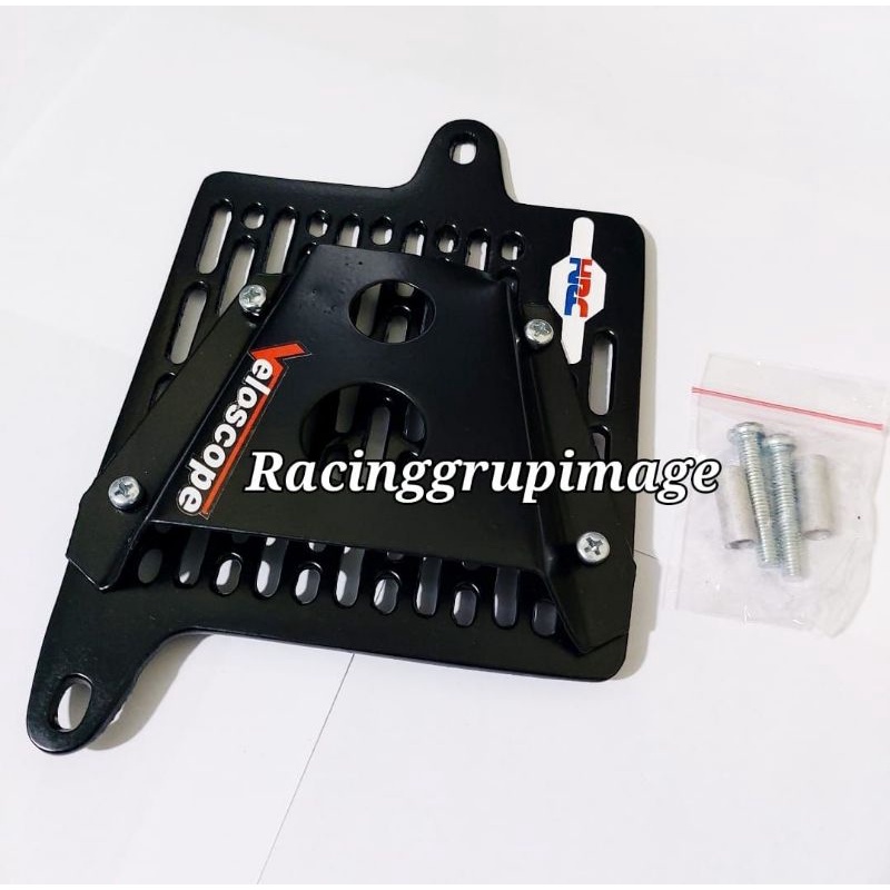 COVER RADIATOR HRC CNC AIRSCOP HONDA PCX160 Hitam