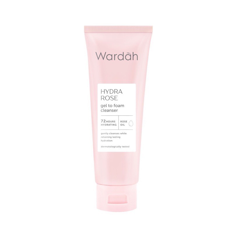 Wardah Hydra Rose Gel To Foam Cleanser