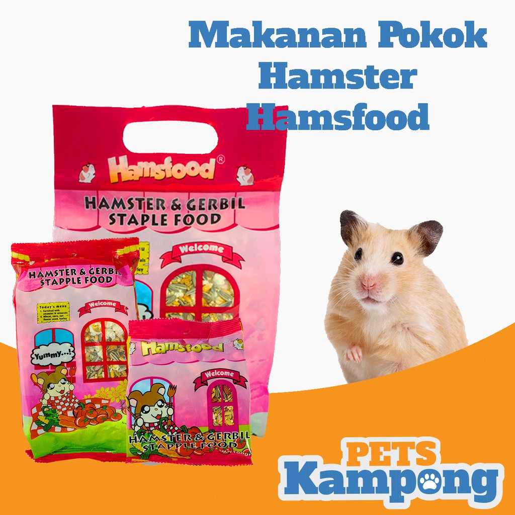 Jual Makanan Hamster dan hewan kecil Hamsfood Indonesia|Shopee Indonesia