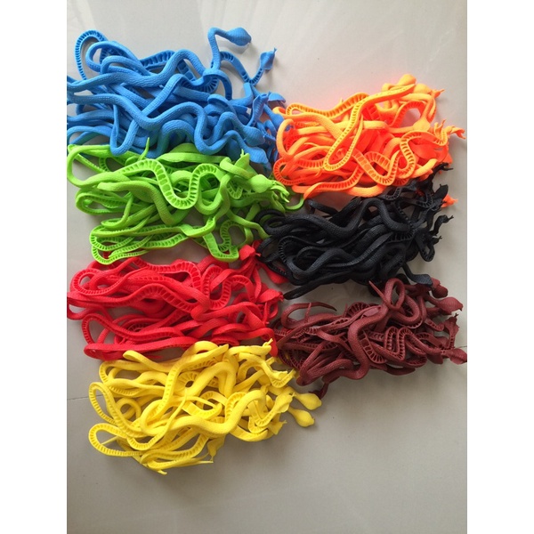 Mainan ular kobra warna warni  karet