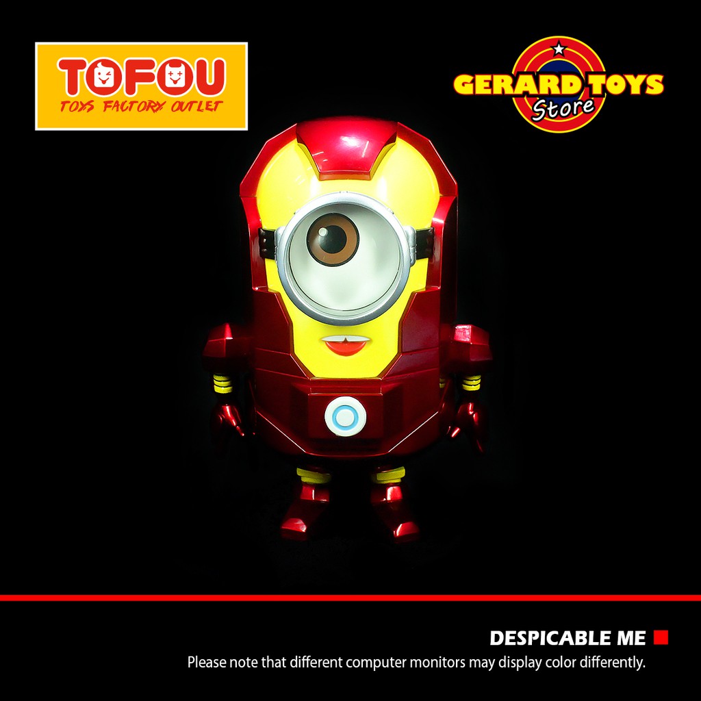 Mainan Despicable Me Minion Iron Man PVC Besar MURAH BANGET