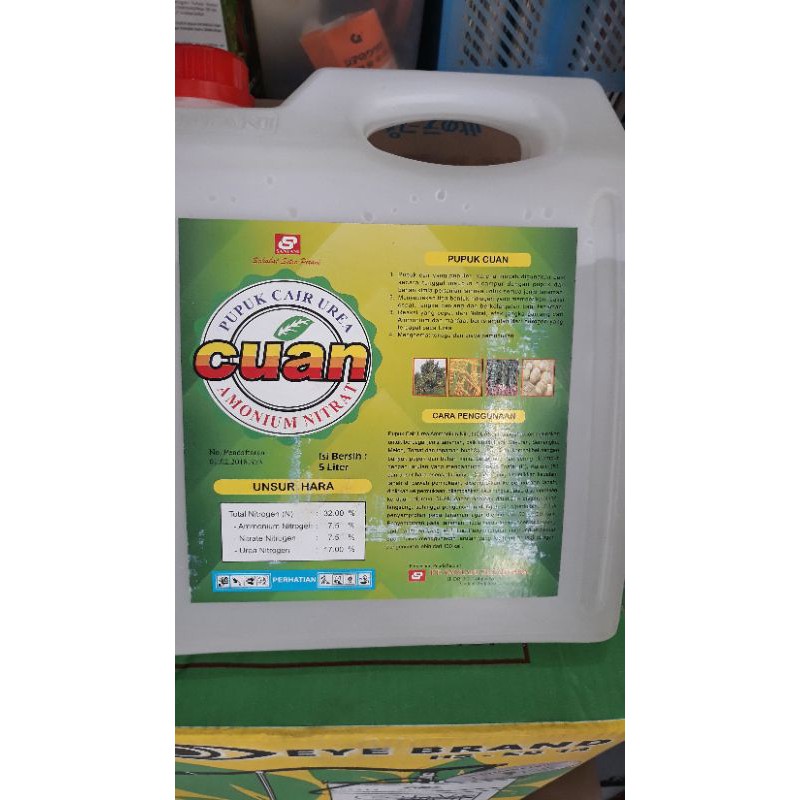 PUPUK UREA CAIR CUAN @5Liter -Capinghijau-