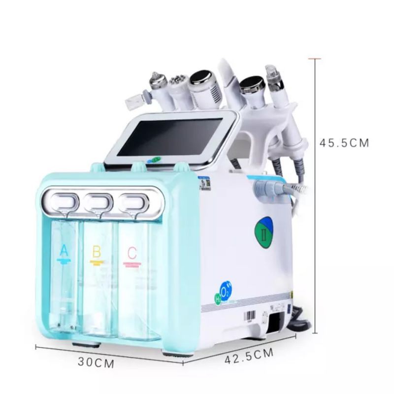 aqua peel hydrogen oxygen dermabrasion hydra 6in1 skin scrubber ultrasound rf setrika wajah dingin