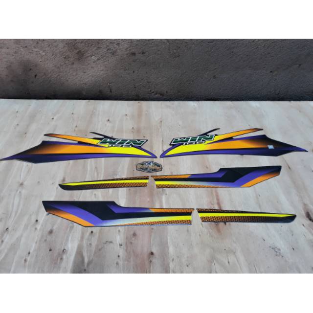  stiker  striping sticker  Honda  win  100 2002 2003 2004 