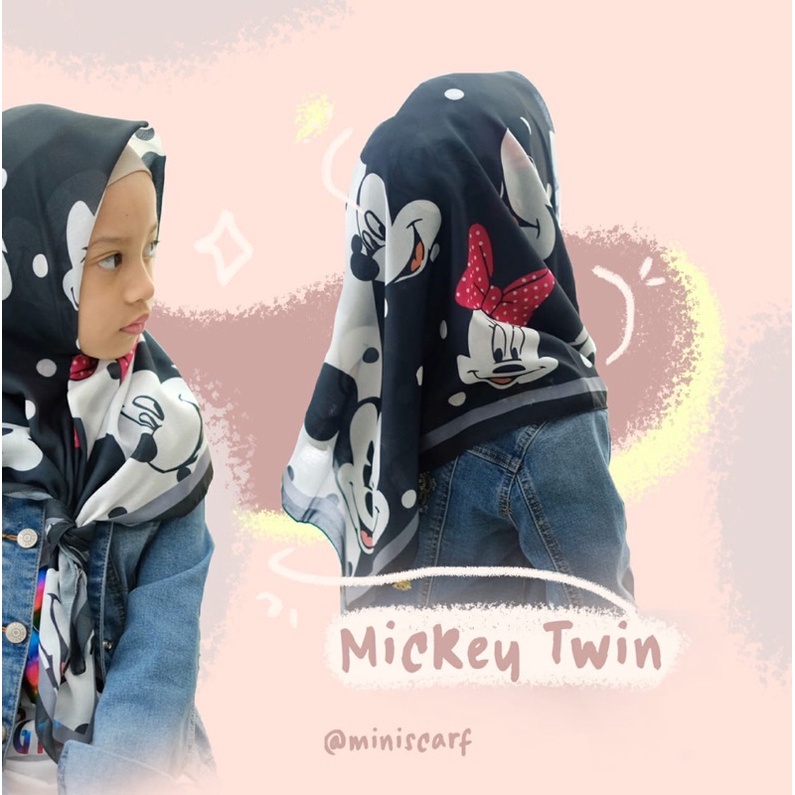 PRE ORDER JILBAB COUPLE Kerudung Anak Jilbab Anak Printing Jilbab Anak Voal Kerudung Anak Voal