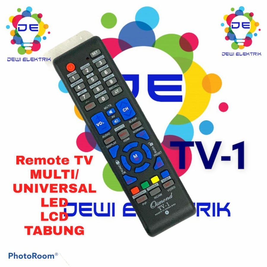 REMOTE TV MULTI / UNIVERSAL dan bisa REMOTE PARABOLA - OSMOND TV 1