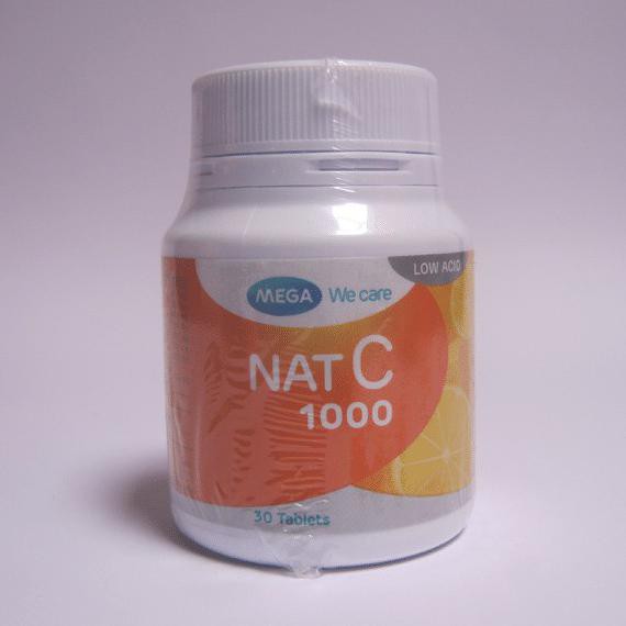 Original Nat C 1000 Meningkatkan Daya Tahan Tubuh Isi 30 Tablets