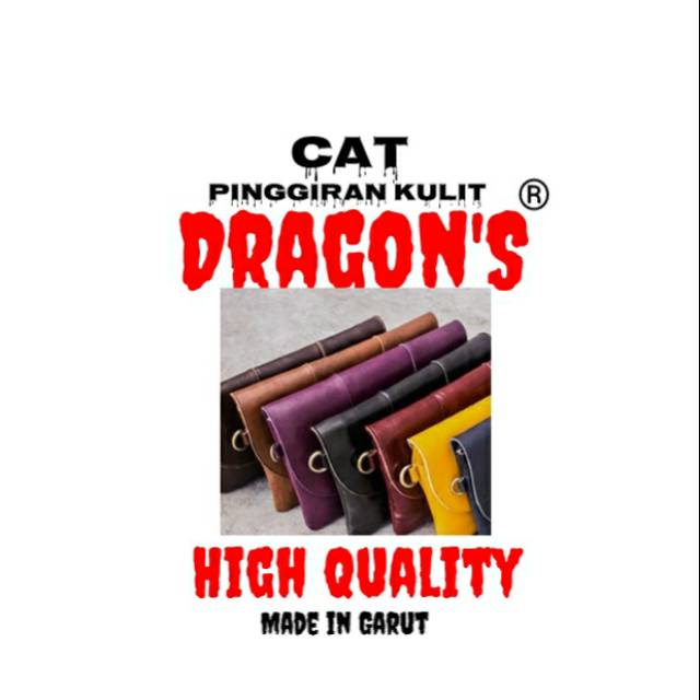 CAT UNTUK TEPIAN KULIT/PINGGIRAN KULIT LEATHER EDGE untuk tas kulit sabuk dompet dll