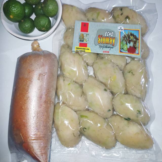 

Siomay Isi Telur Ikan tenggiri Dari Echo Siomay isi 15pcs/pak