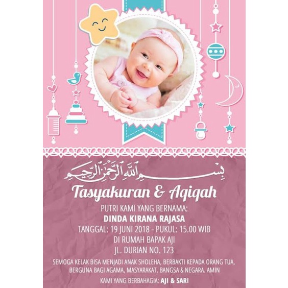 

STICKER SYUKURAN AKIKAH ANAK