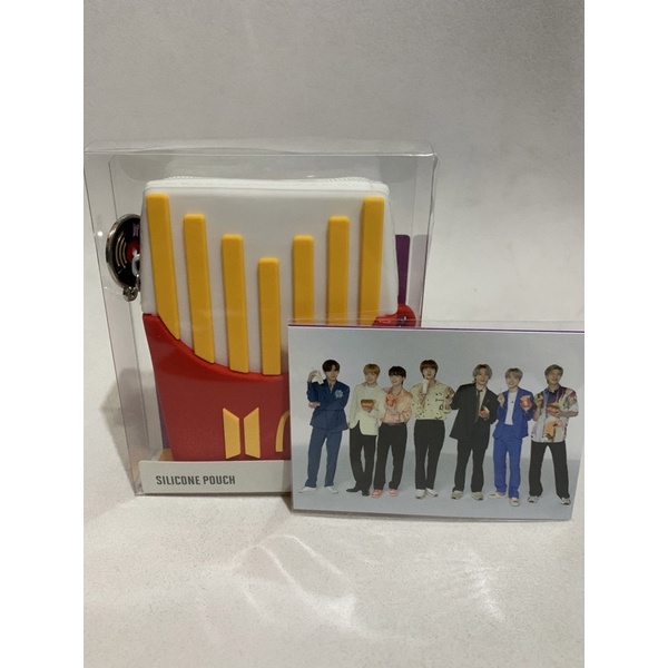 BTS x MCD OFFICIAL MERCH SILICONE WALLET PC GROUP