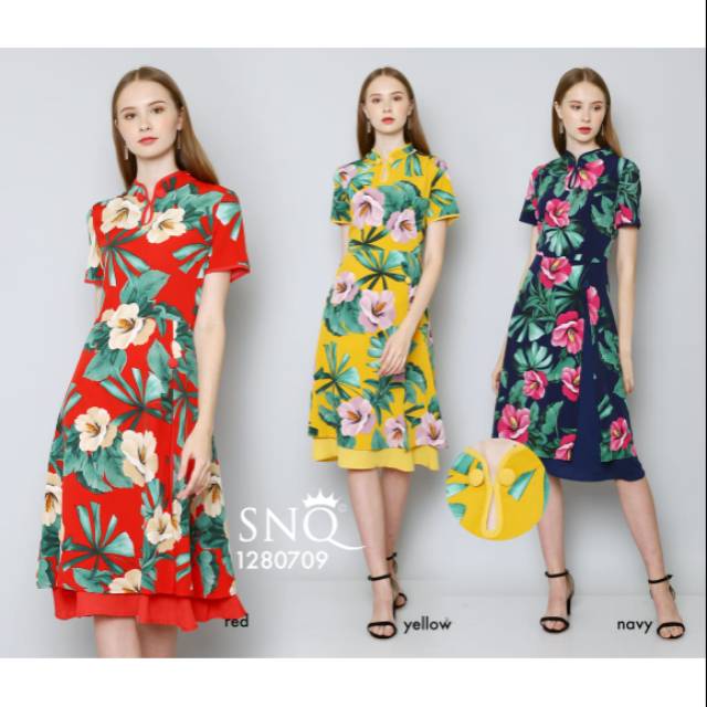 SnQ dress imlek chongsan wanita 1280709