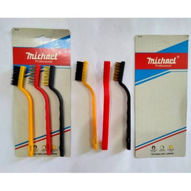 Sikat Kawat Besi 7&quot; Isi 3pcs( Harga Grosir)/ Brush/SIKAT KAWAT GIGI/ Sikat kawat kuningan wire brush baja mini sebangbao 3pcs 7&quot;/Sikat Tembaga FREED BERKUALITAS