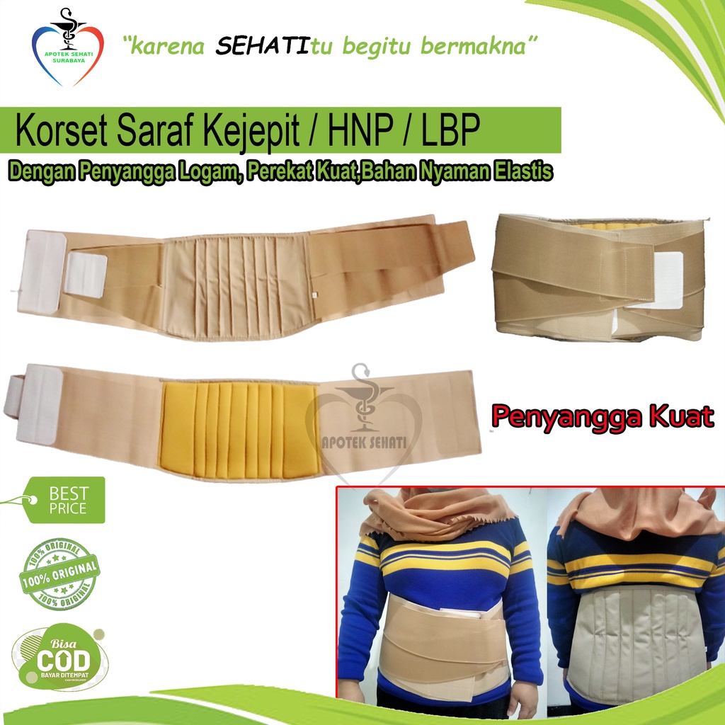 TERBUKTI KORSET HNP LUMBAL SARAF KEJEPIT SAKIT PUNGGUNG LBP