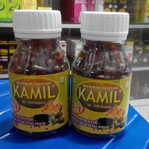 Kamil 3 in 1 3in1 (Jinten Hitam + Zaitun + Propolis) 210 kapsul