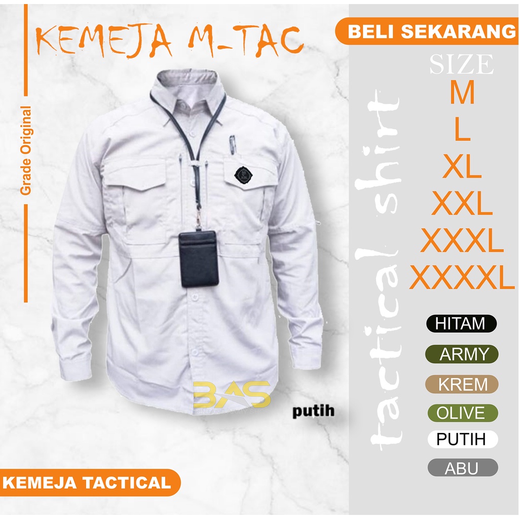 KEMEJA TACTICAL M-TAC / KEMEJA TACTICAL OUTDOOR / KEMEJA LAPANGAN