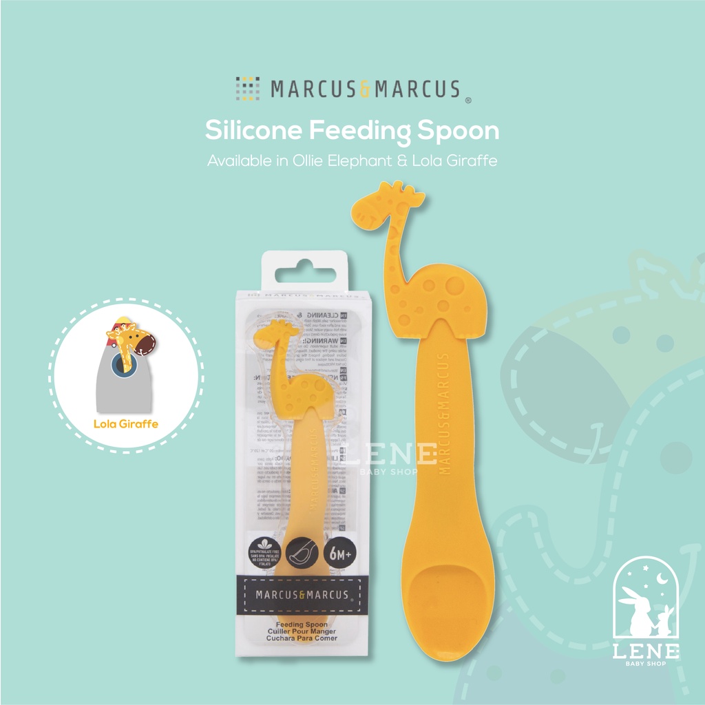 Marcus &amp; Marcus Silicone Feeding Spoon