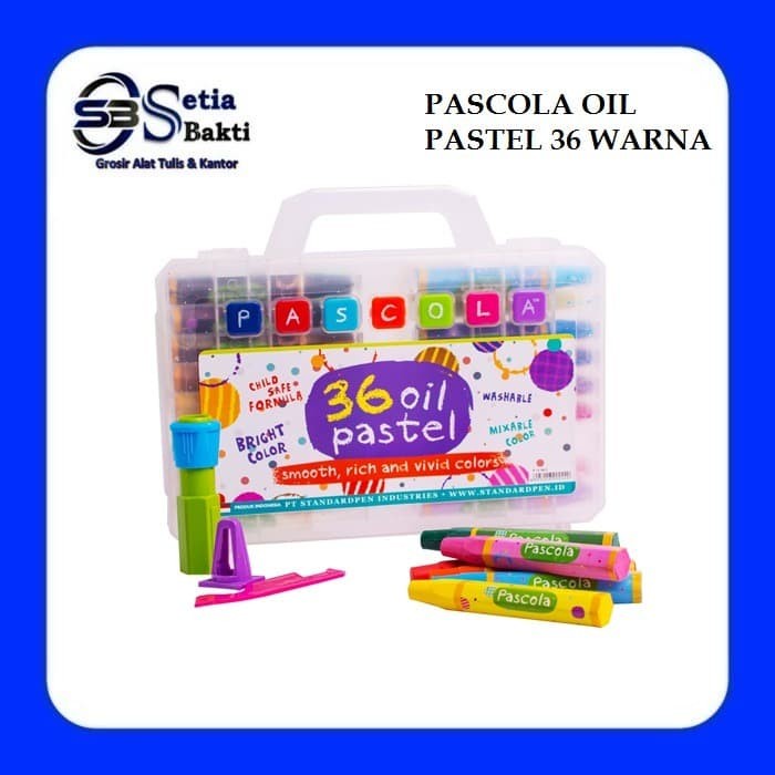 

Terlaris Pascola Oil Pastel Crayon Pascola 36 Warna ( 1 Set ) Bagus