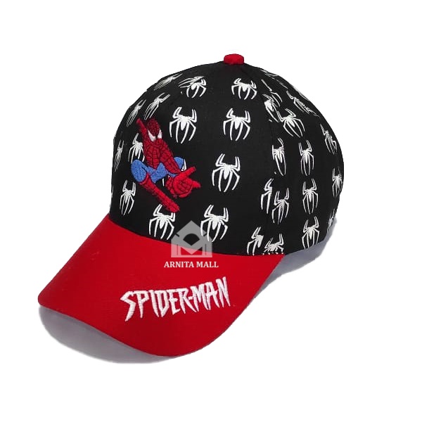 Topi anak laki laki superhero spiderman superman batman / topi anak laki laki 3-10 tahun-1