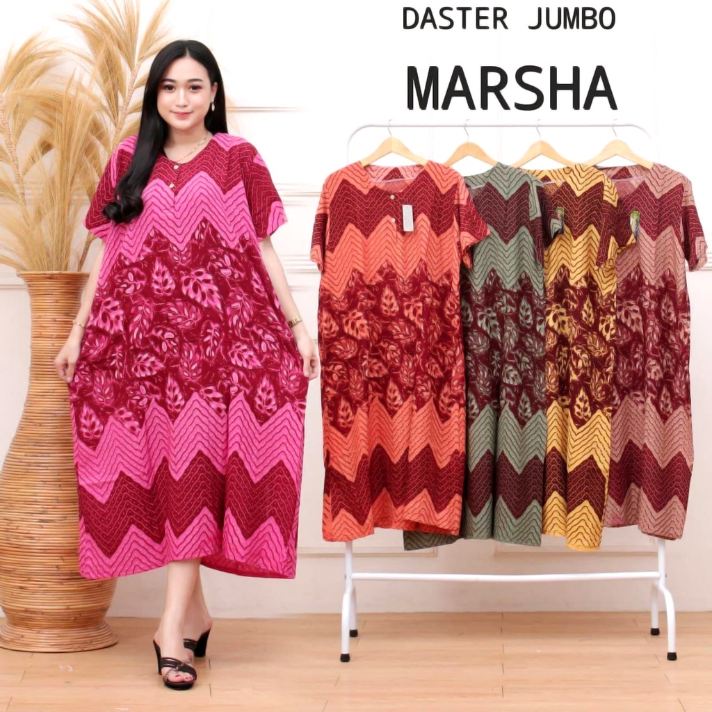 BATIK WANITA DASTER RAYON JUMBO MURAH BIG SIZE XXL ( SAHITA AMALIA DINDRA BAYAM SYIFA MARSHA NIKOLA GISEL BASE ) KEKINIAN BUSUI BUMIL KANCING DEPAN LENGAN PENDEK MURAH ADEM-DJ MARSHA